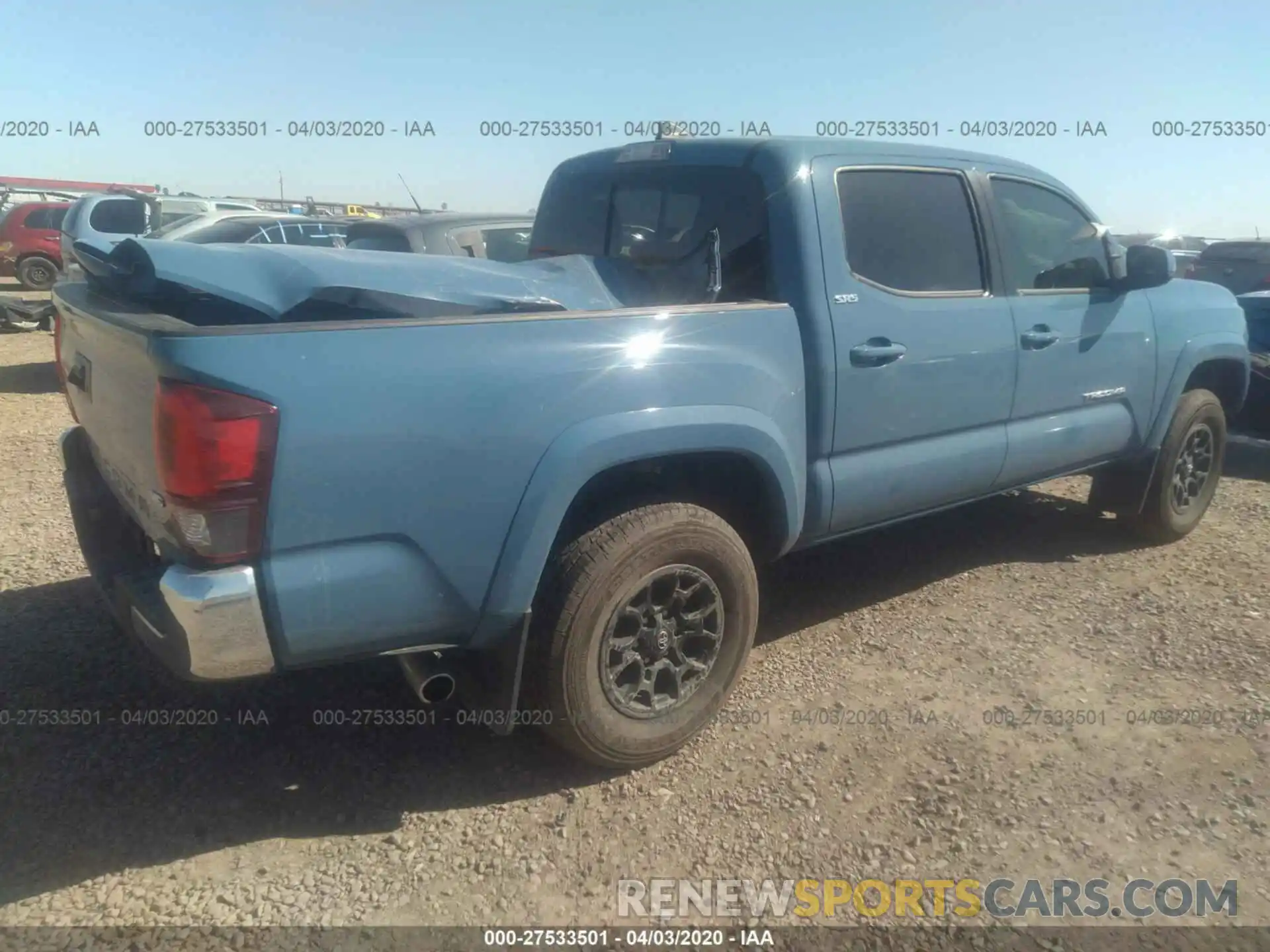 4 Фотография поврежденного автомобиля 3TMCZ5AN0KM274812 TOYOTA TACOMA 2019