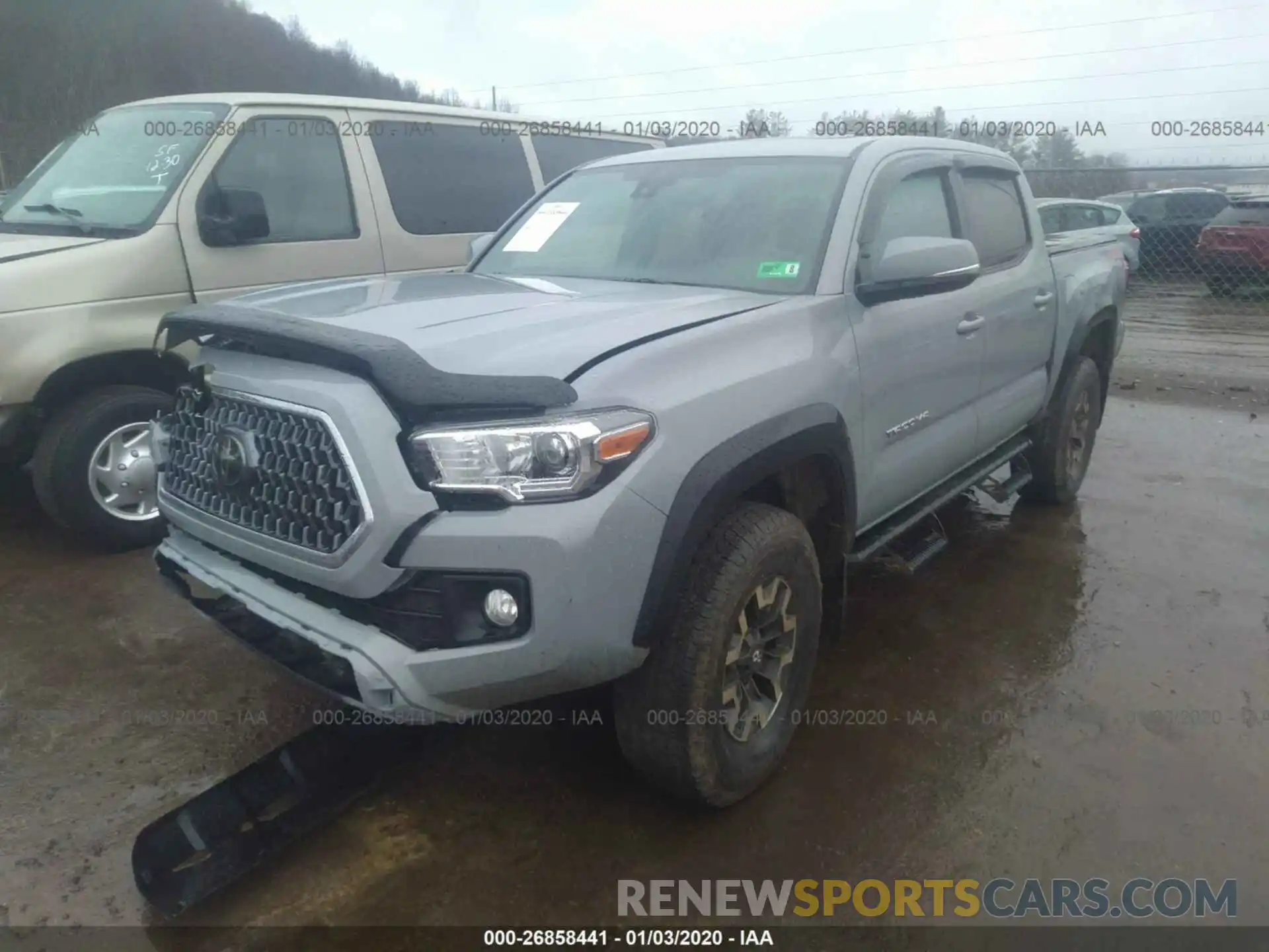 2 Photograph of a damaged car 3TMCZ5AN0KM274860 TOYOTA TACOMA 2019