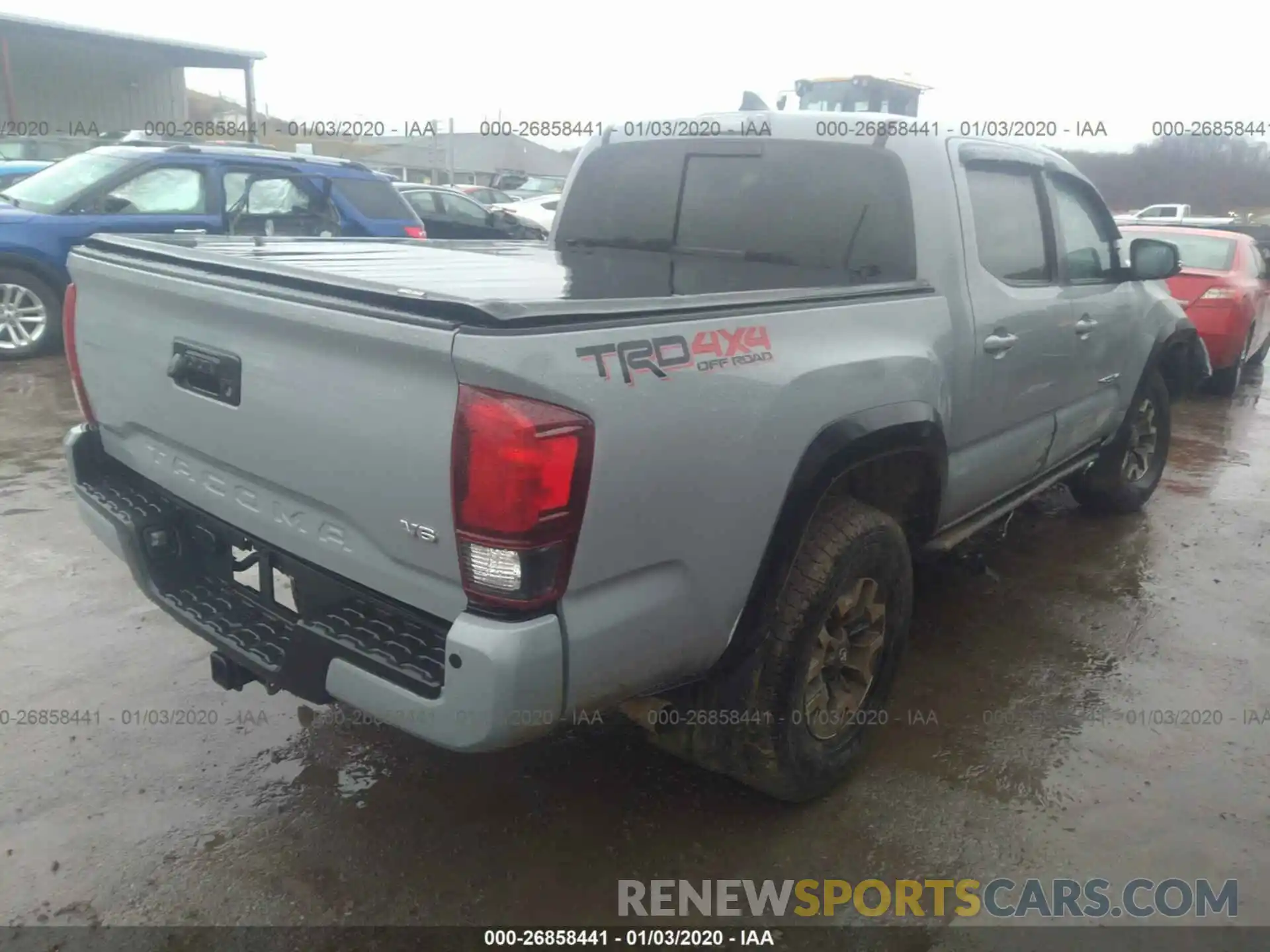 4 Photograph of a damaged car 3TMCZ5AN0KM274860 TOYOTA TACOMA 2019