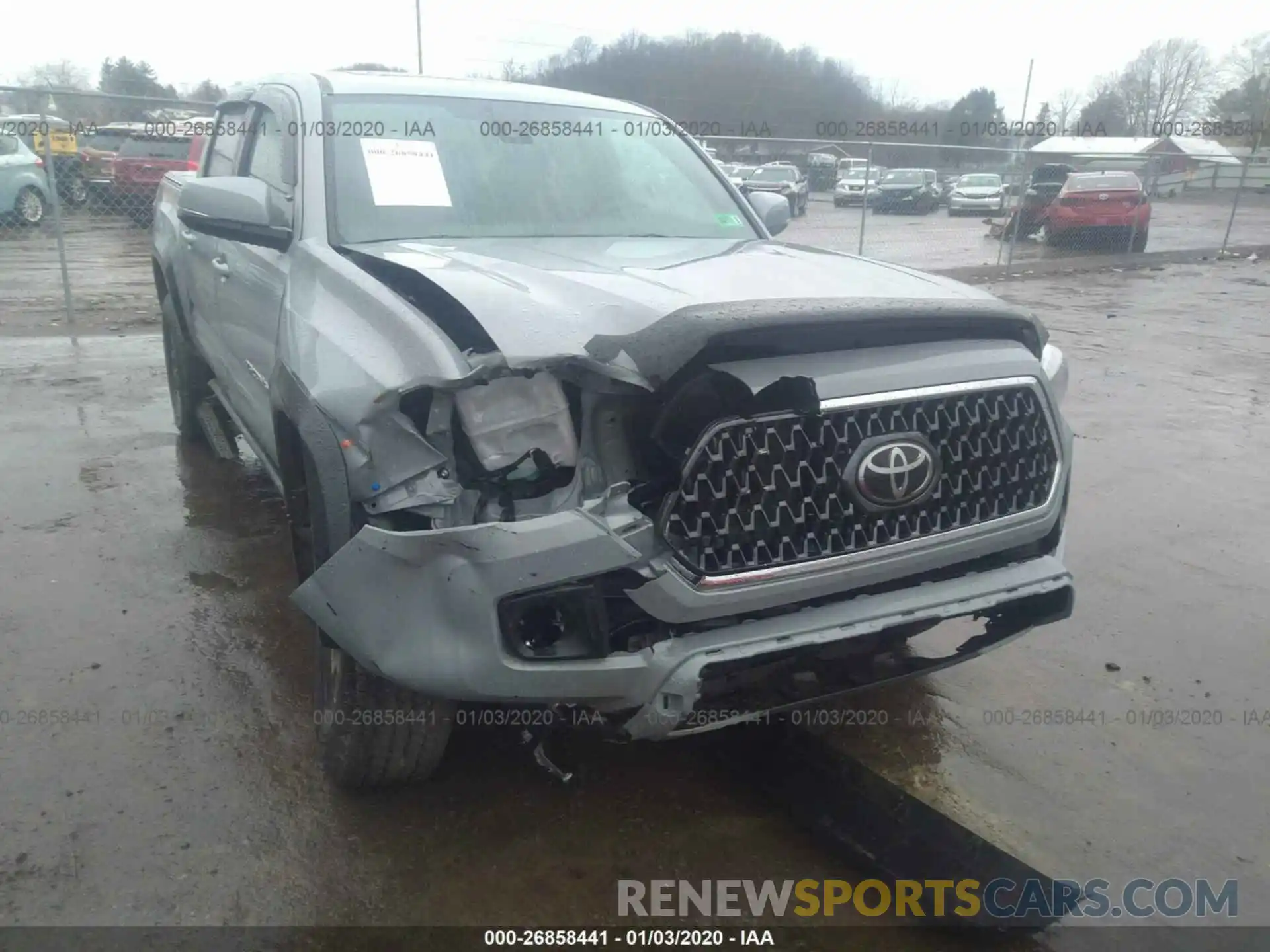 6 Photograph of a damaged car 3TMCZ5AN0KM274860 TOYOTA TACOMA 2019