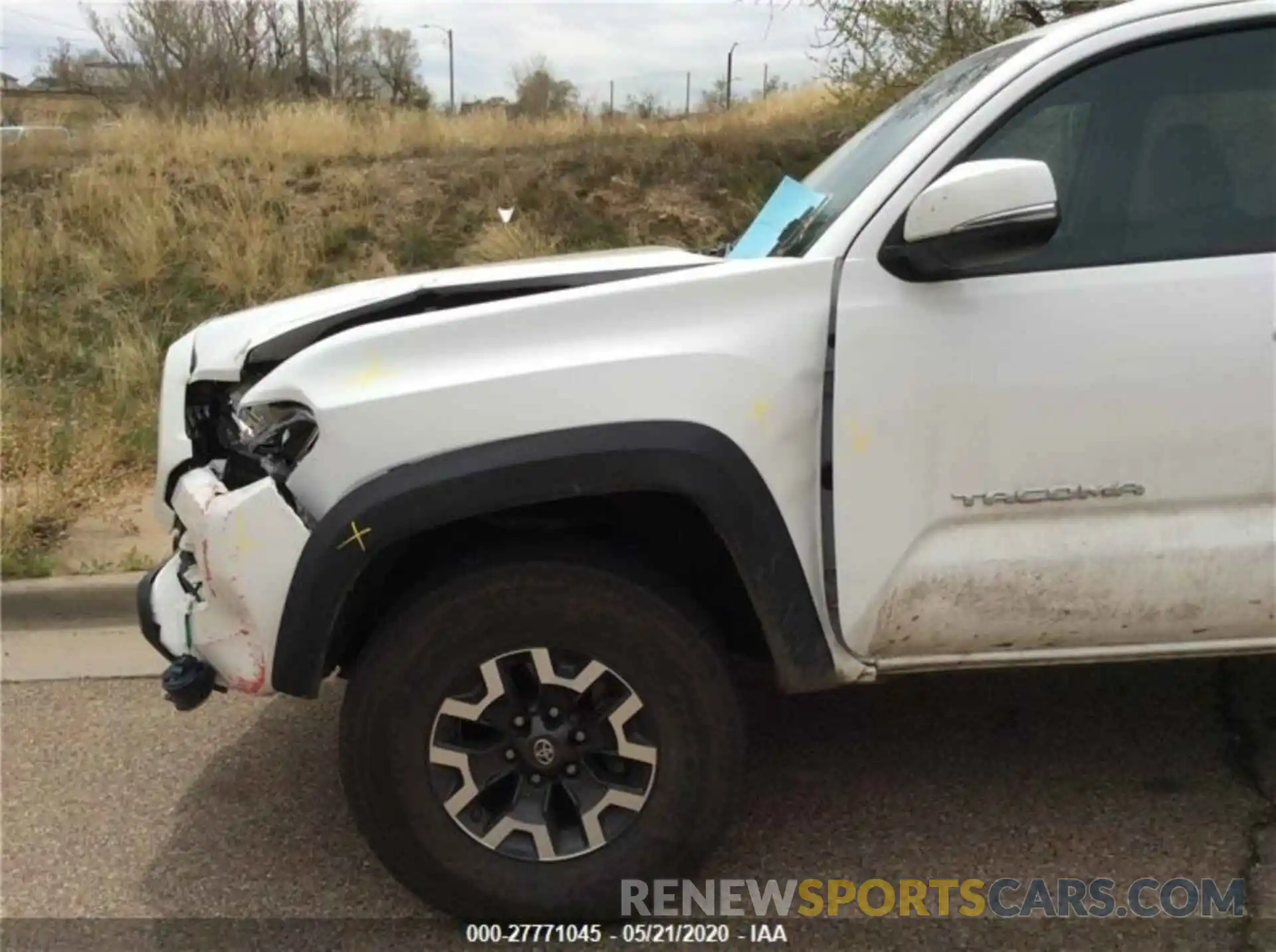 7 Photograph of a damaged car 3TMCZ5AN0KM275121 TOYOTA TACOMA 2019