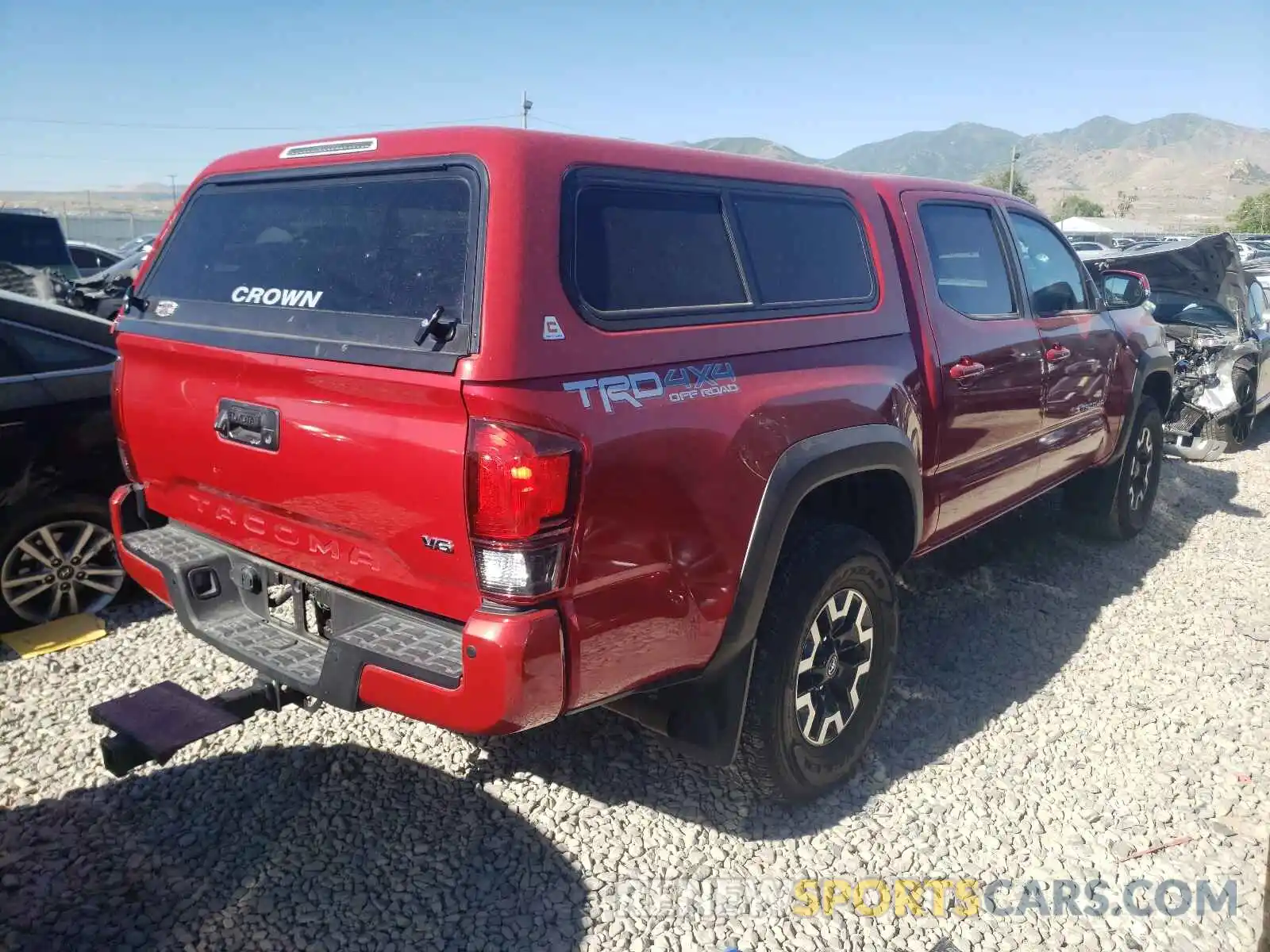 4 Photograph of a damaged car 3TMCZ5AN0KM276107 TOYOTA TACOMA 2019