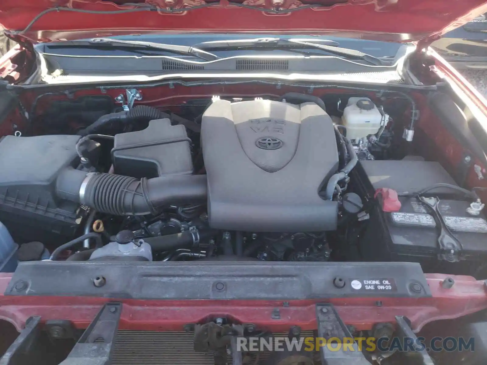 7 Photograph of a damaged car 3TMCZ5AN0KM276107 TOYOTA TACOMA 2019