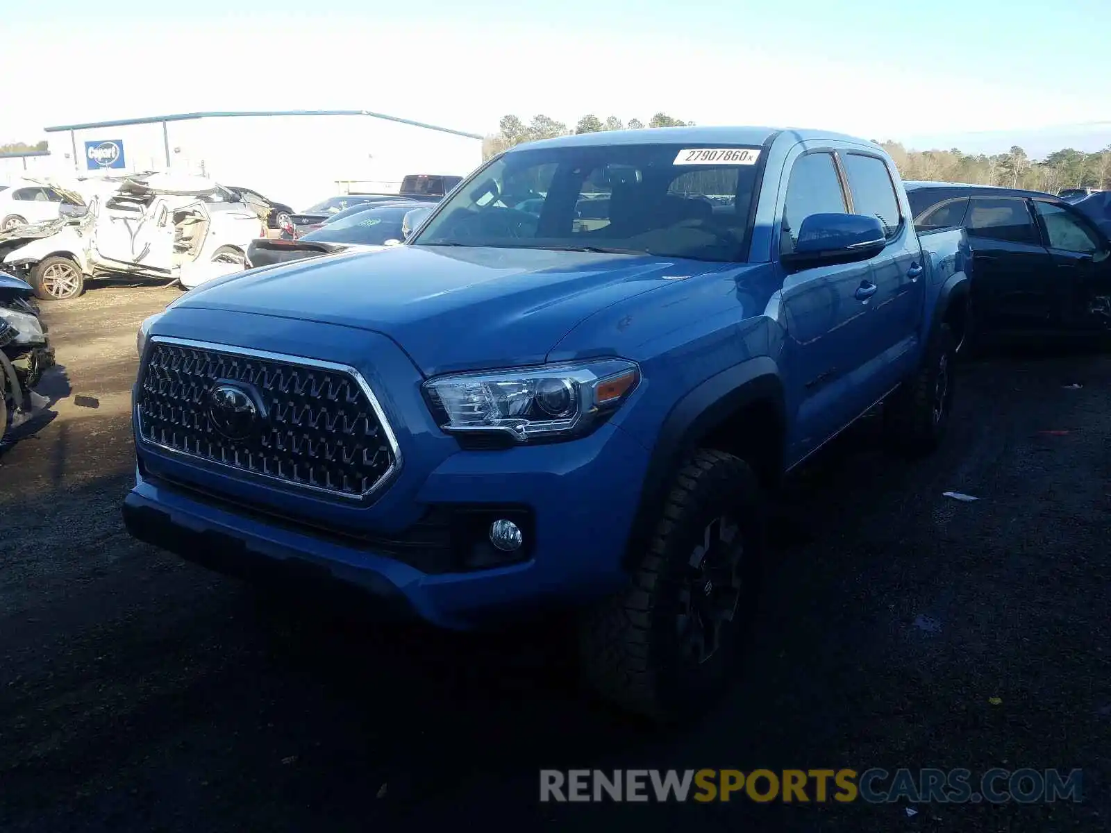 2 Photograph of a damaged car 3TMCZ5AN0KM276947 TOYOTA TACOMA 2019