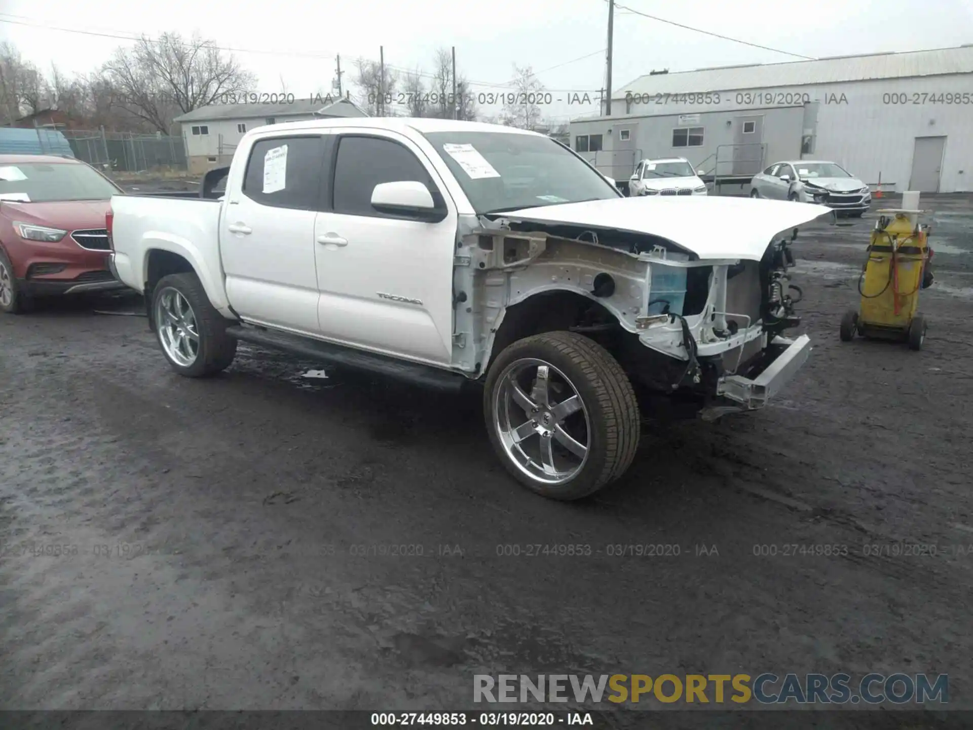 1 Photograph of a damaged car 3TMCZ5AN0KM279699 TOYOTA TACOMA 2019