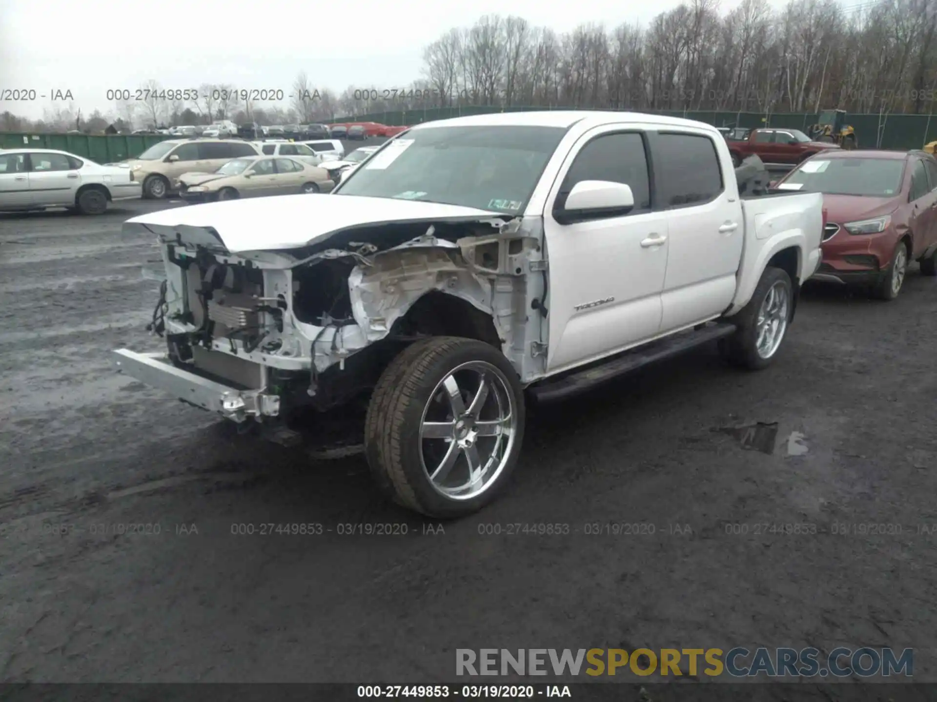 2 Photograph of a damaged car 3TMCZ5AN0KM279699 TOYOTA TACOMA 2019