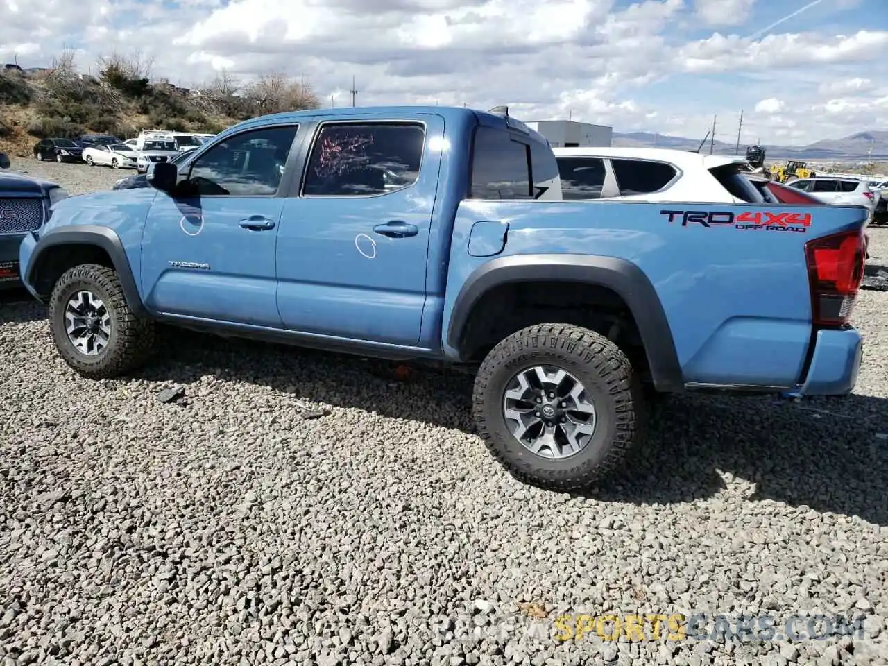 2 Photograph of a damaged car 3TMCZ5AN0KM280609 TOYOTA TACOMA 2019