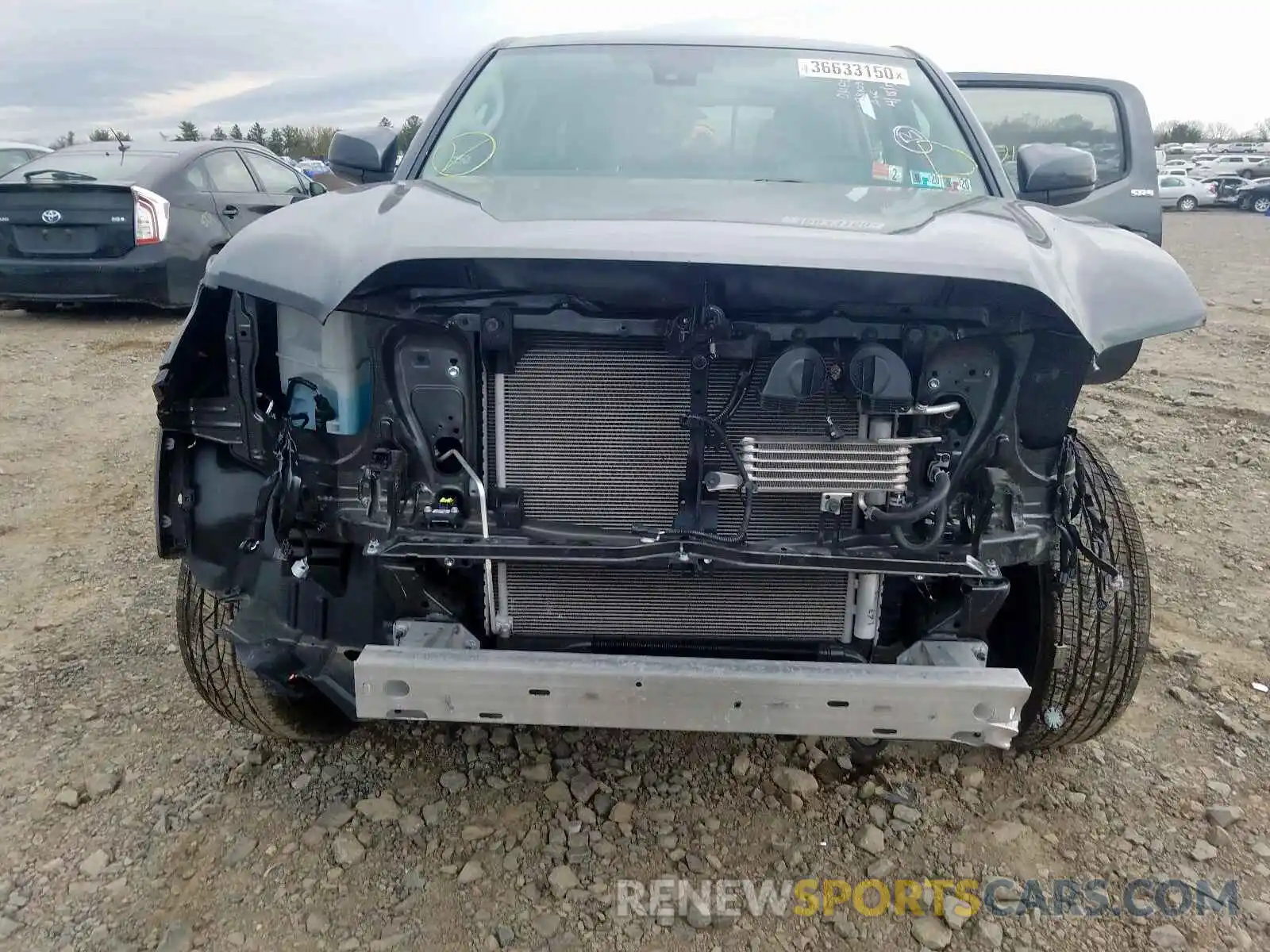 9 Photograph of a damaged car 3TMCZ5AN0KM281033 TOYOTA TACOMA 2019