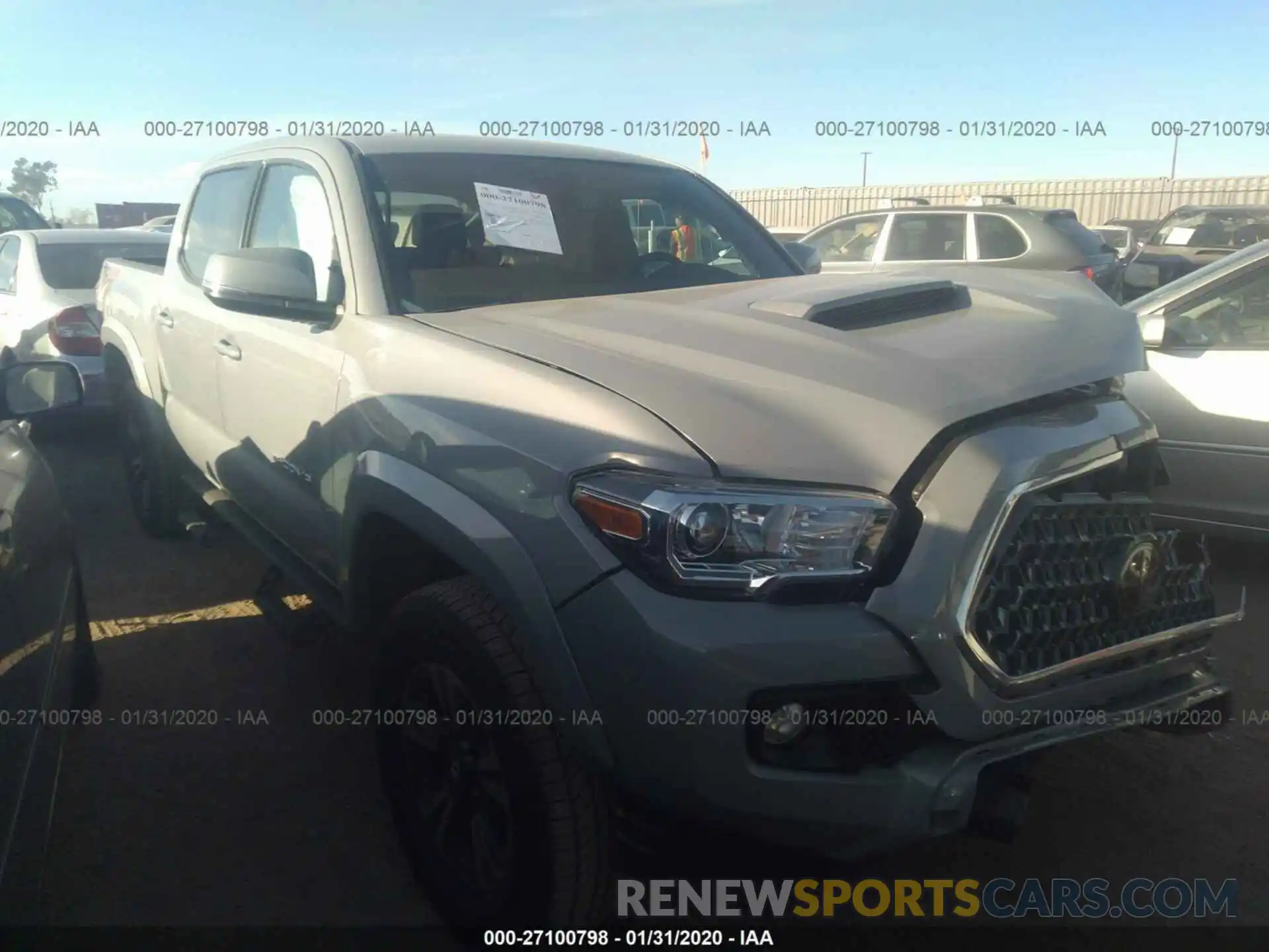 1 Photograph of a damaged car 3TMCZ5AN0KM281596 TOYOTA TACOMA 2019