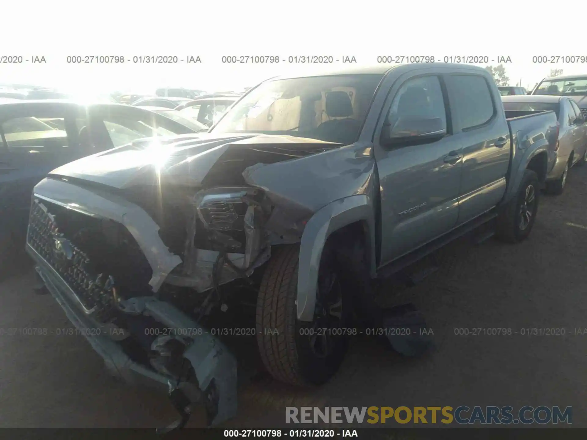 2 Photograph of a damaged car 3TMCZ5AN0KM281596 TOYOTA TACOMA 2019