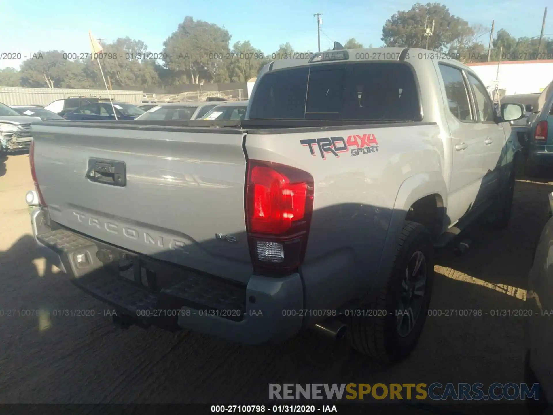 4 Photograph of a damaged car 3TMCZ5AN0KM281596 TOYOTA TACOMA 2019