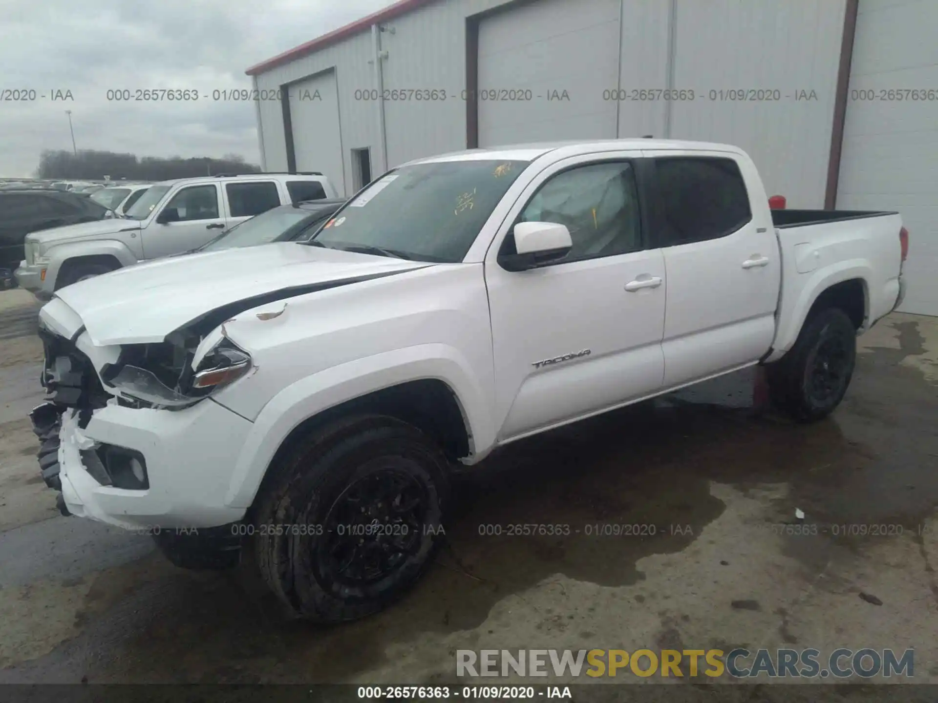 2 Photograph of a damaged car 3TMCZ5AN0KM284272 TOYOTA TACOMA 2019