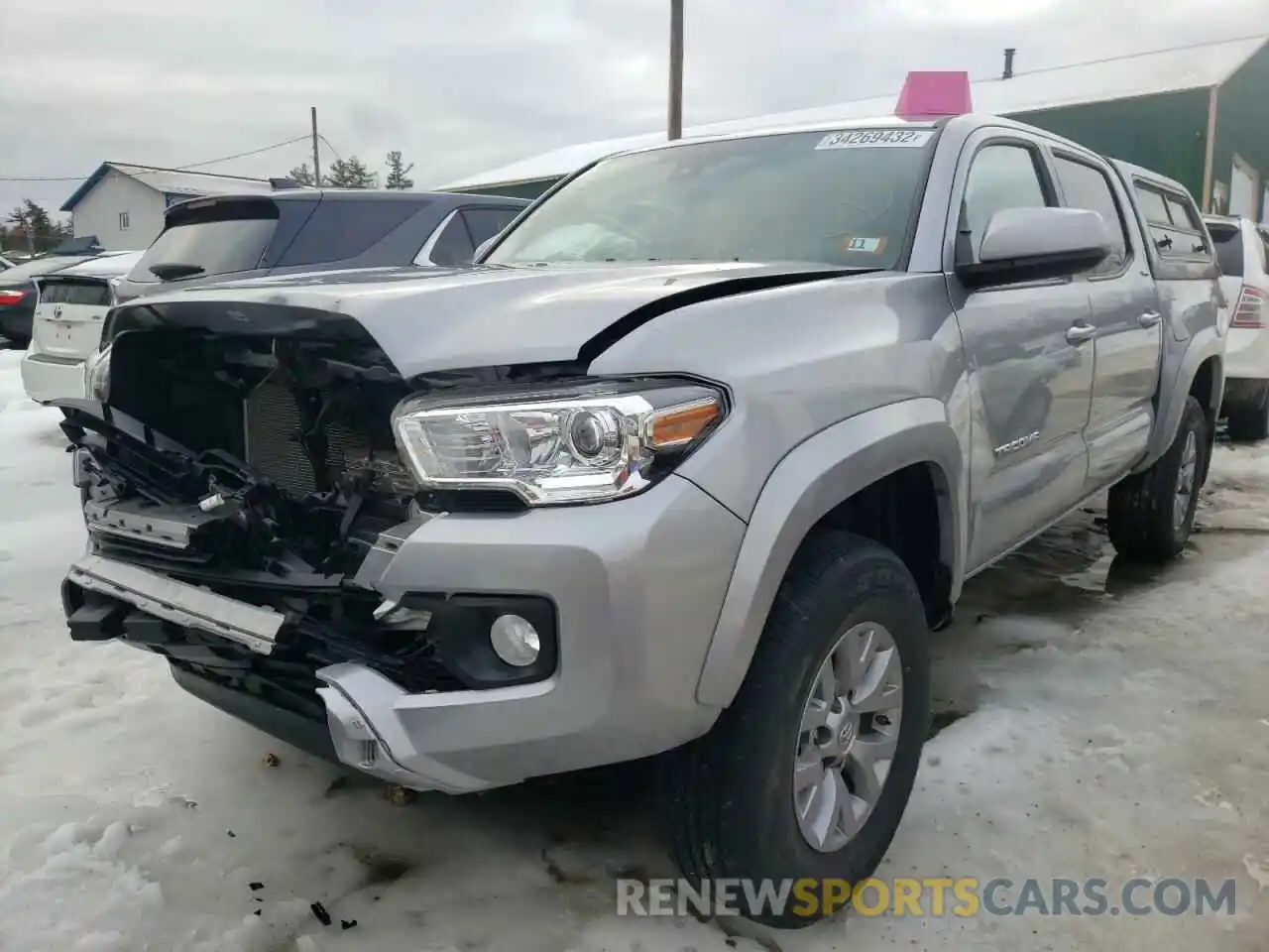 2 Photograph of a damaged car 3TMCZ5AN0KM286278 TOYOTA TACOMA 2019