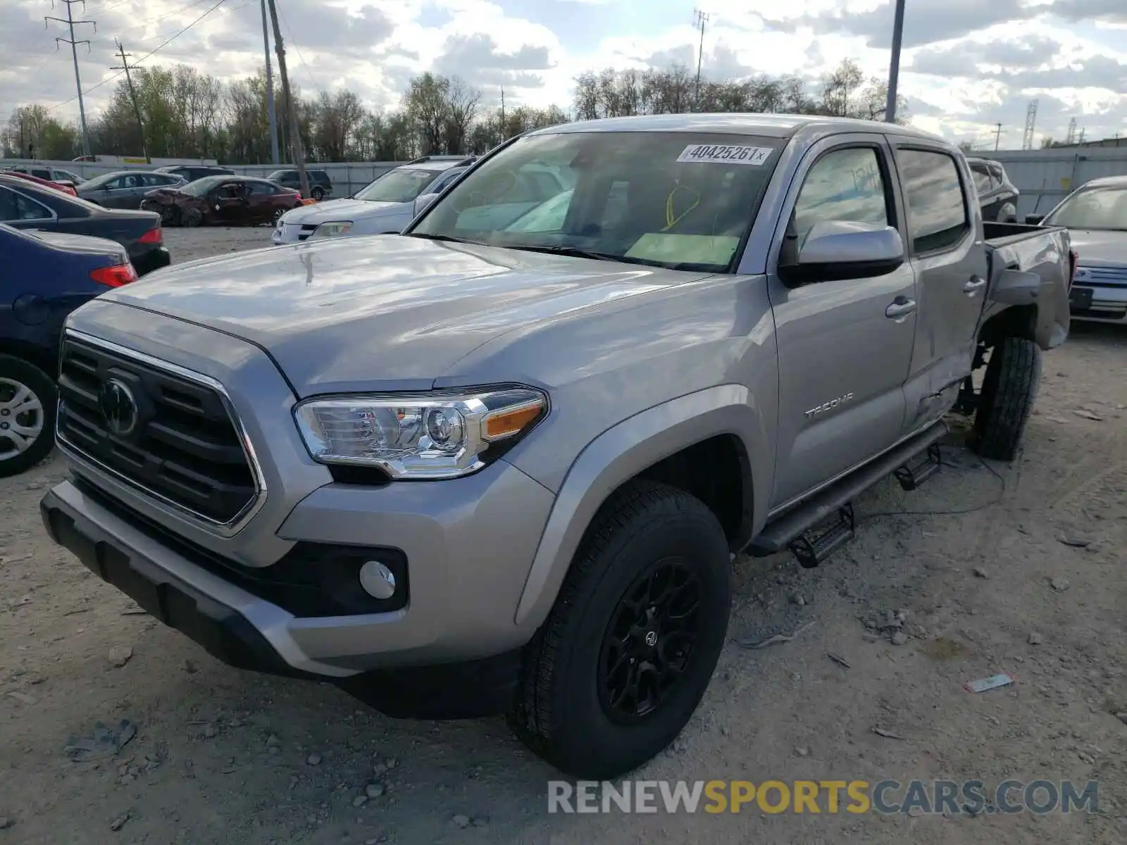 2 Photograph of a damaged car 3TMCZ5AN0KM286846 TOYOTA TACOMA 2019