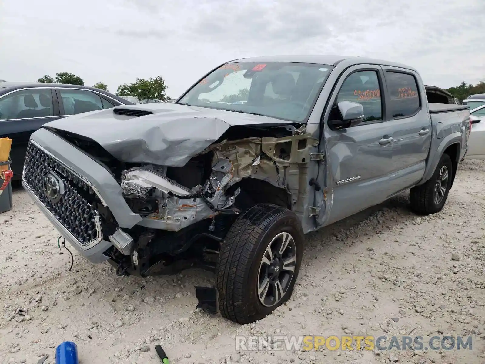 2 Photograph of a damaged car 3TMCZ5AN0KM287480 TOYOTA TACOMA 2019