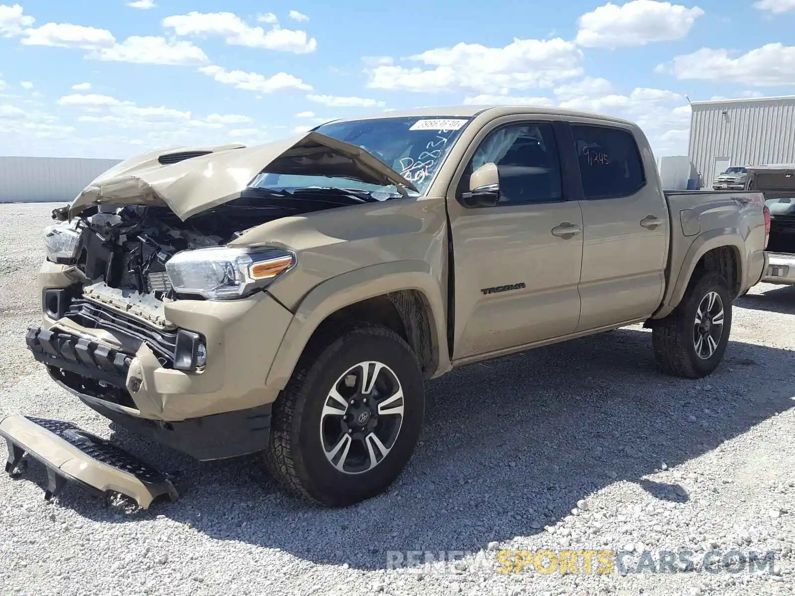 2 Photograph of a damaged car 3TMCZ5AN0KM287964 TOYOTA TACOMA 2019