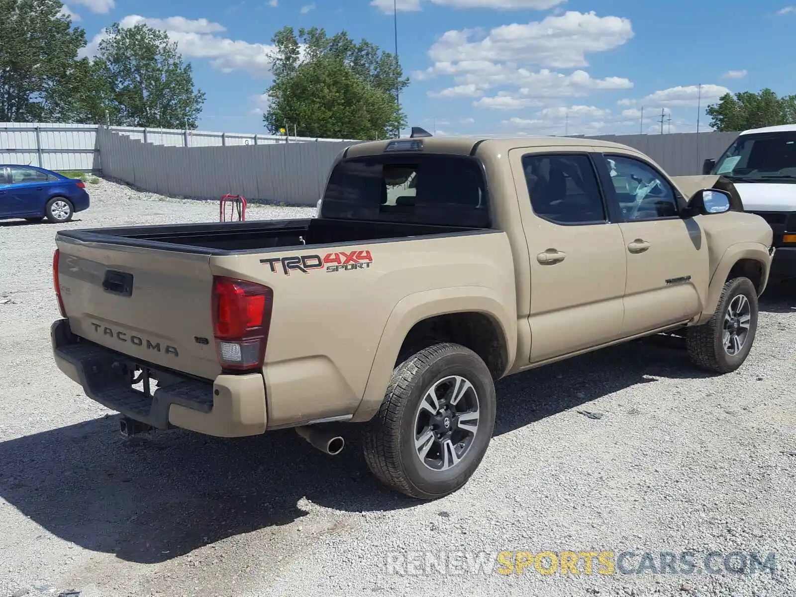 4 Photograph of a damaged car 3TMCZ5AN0KM287964 TOYOTA TACOMA 2019