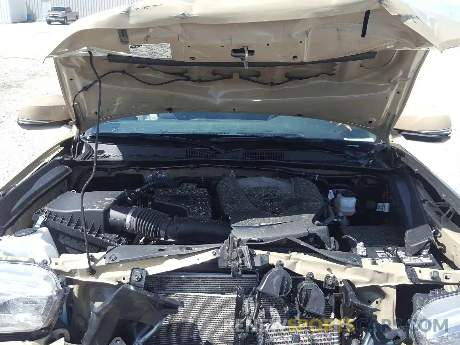 7 Photograph of a damaged car 3TMCZ5AN0KM287964 TOYOTA TACOMA 2019