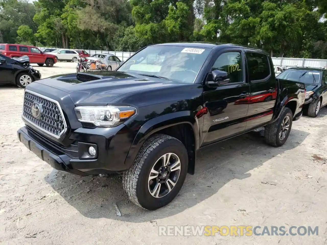 2 Photograph of a damaged car 3TMCZ5AN1KM190367 TOYOTA TACOMA 2019