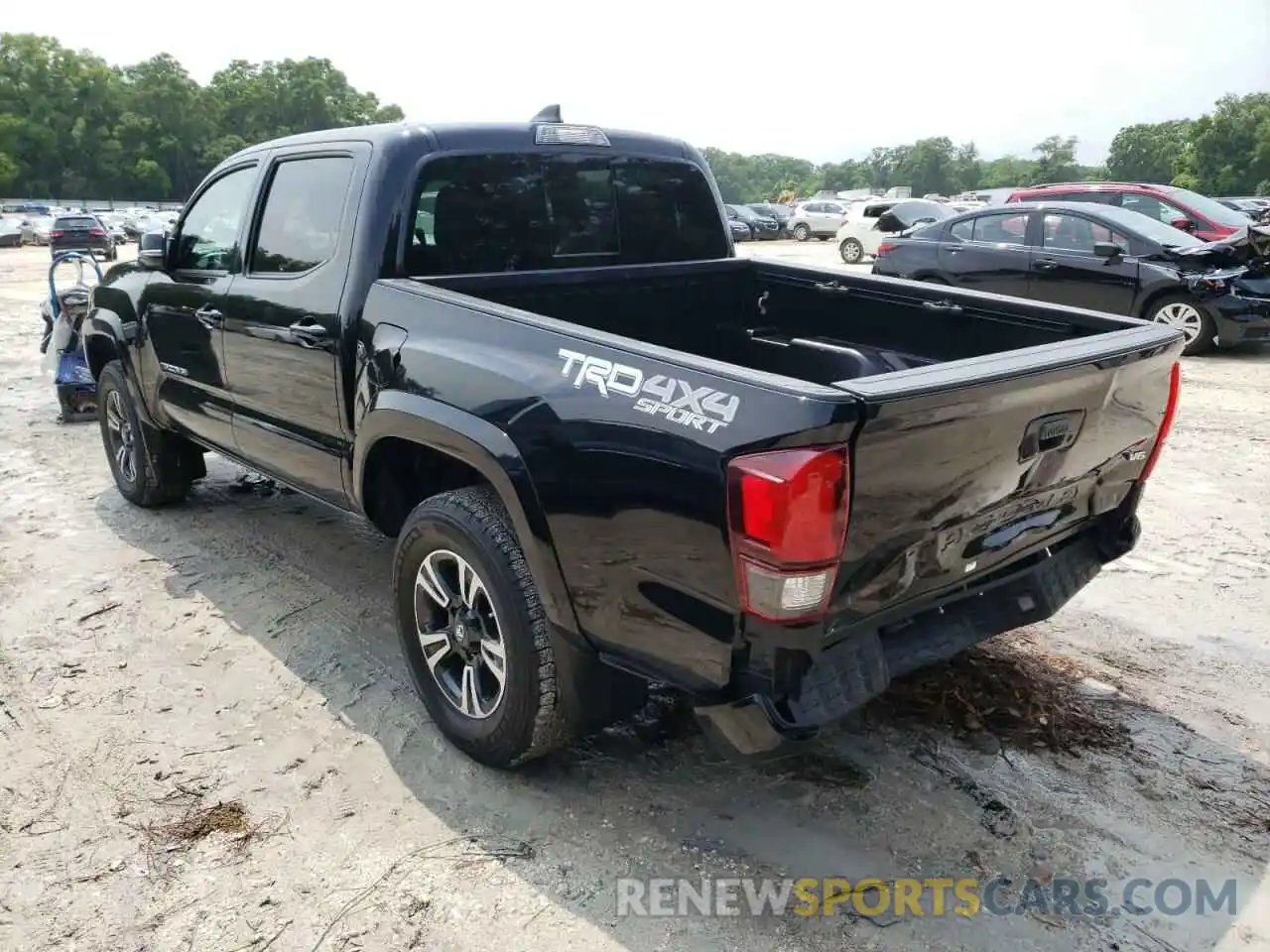 3 Photograph of a damaged car 3TMCZ5AN1KM190367 TOYOTA TACOMA 2019