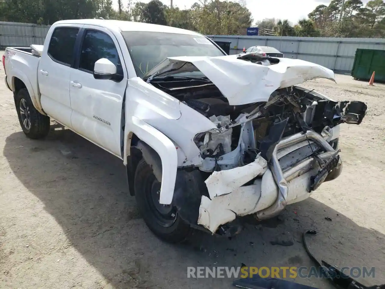 1 Photograph of a damaged car 3TMCZ5AN1KM191017 TOYOTA TACOMA 2019