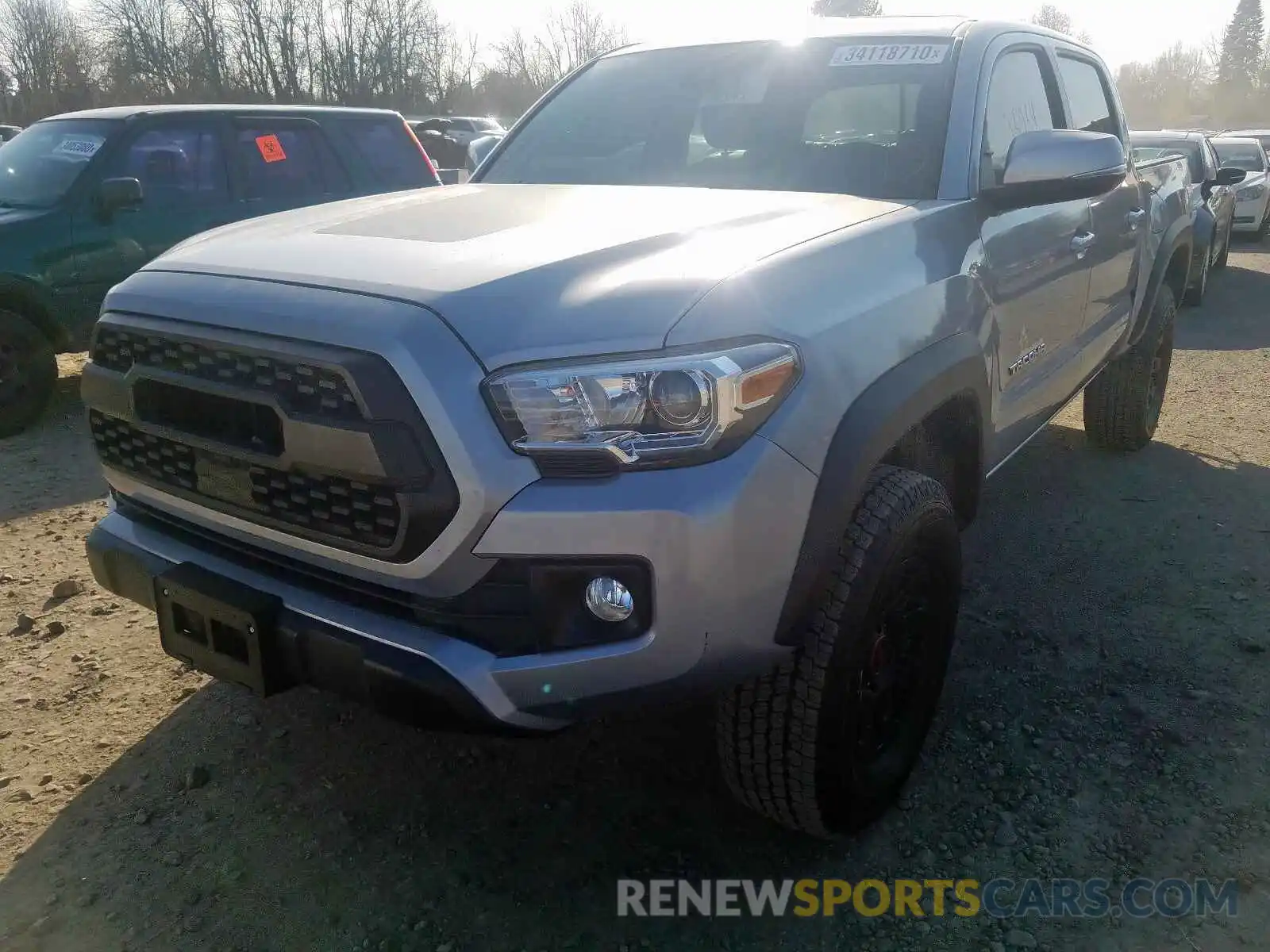 2 Photograph of a damaged car 3TMCZ5AN1KM191261 TOYOTA TACOMA 2019