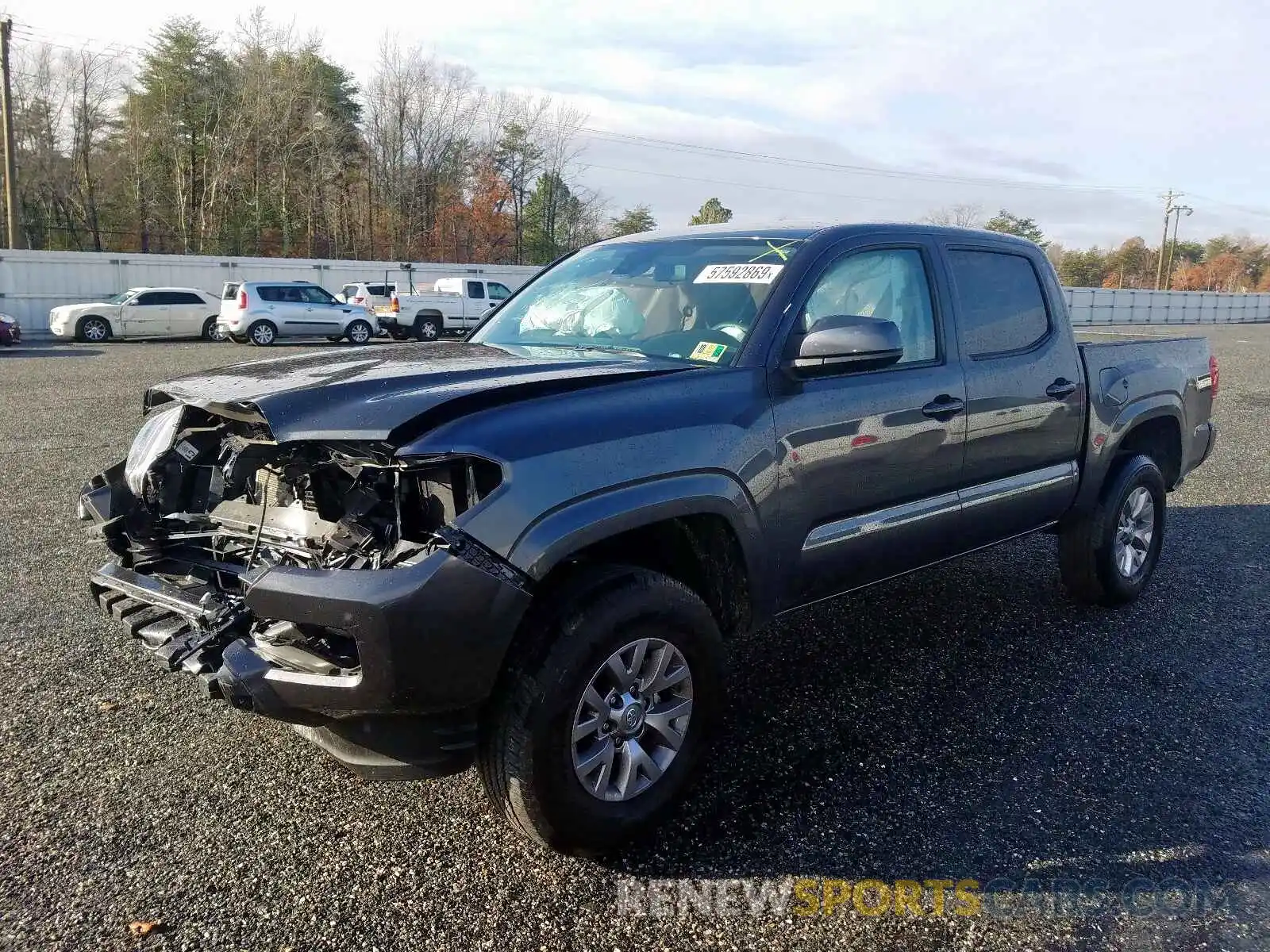 2 Photograph of a damaged car 3TMCZ5AN1KM195813 TOYOTA TACOMA 2019