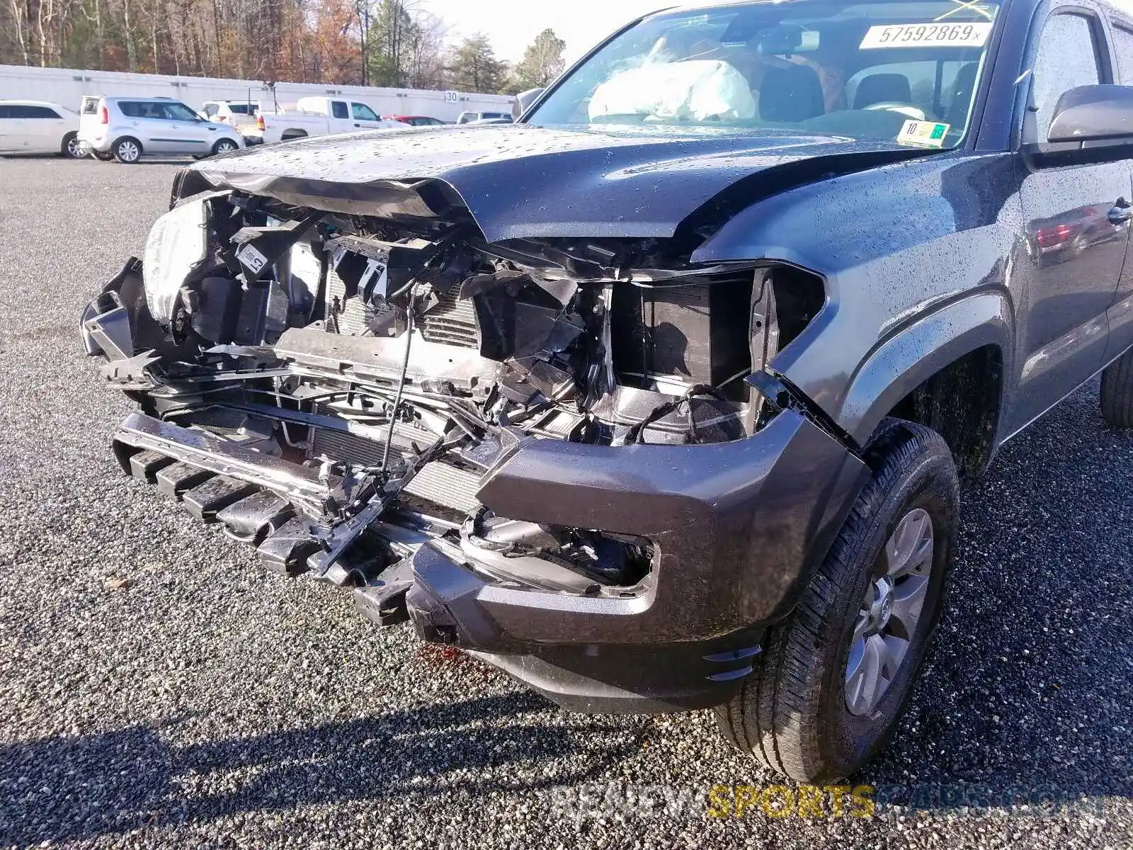 9 Photograph of a damaged car 3TMCZ5AN1KM195813 TOYOTA TACOMA 2019