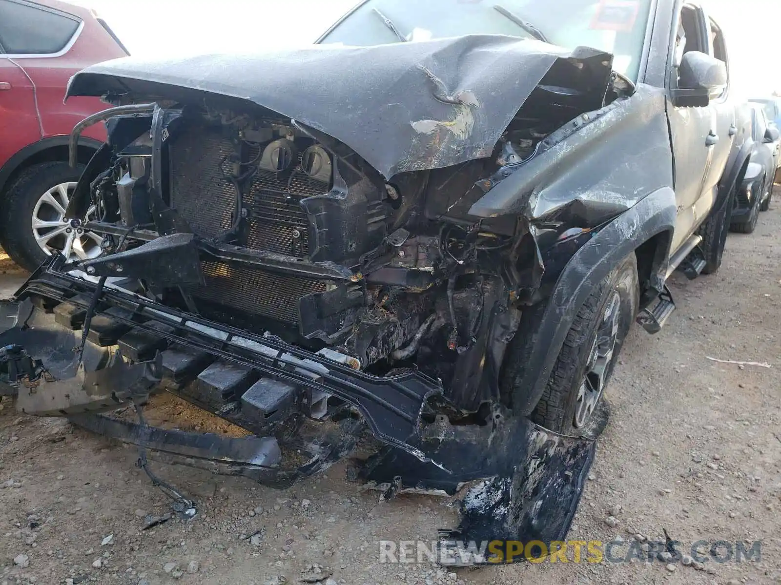 9 Photograph of a damaged car 3TMCZ5AN1KM198243 TOYOTA TACOMA 2019