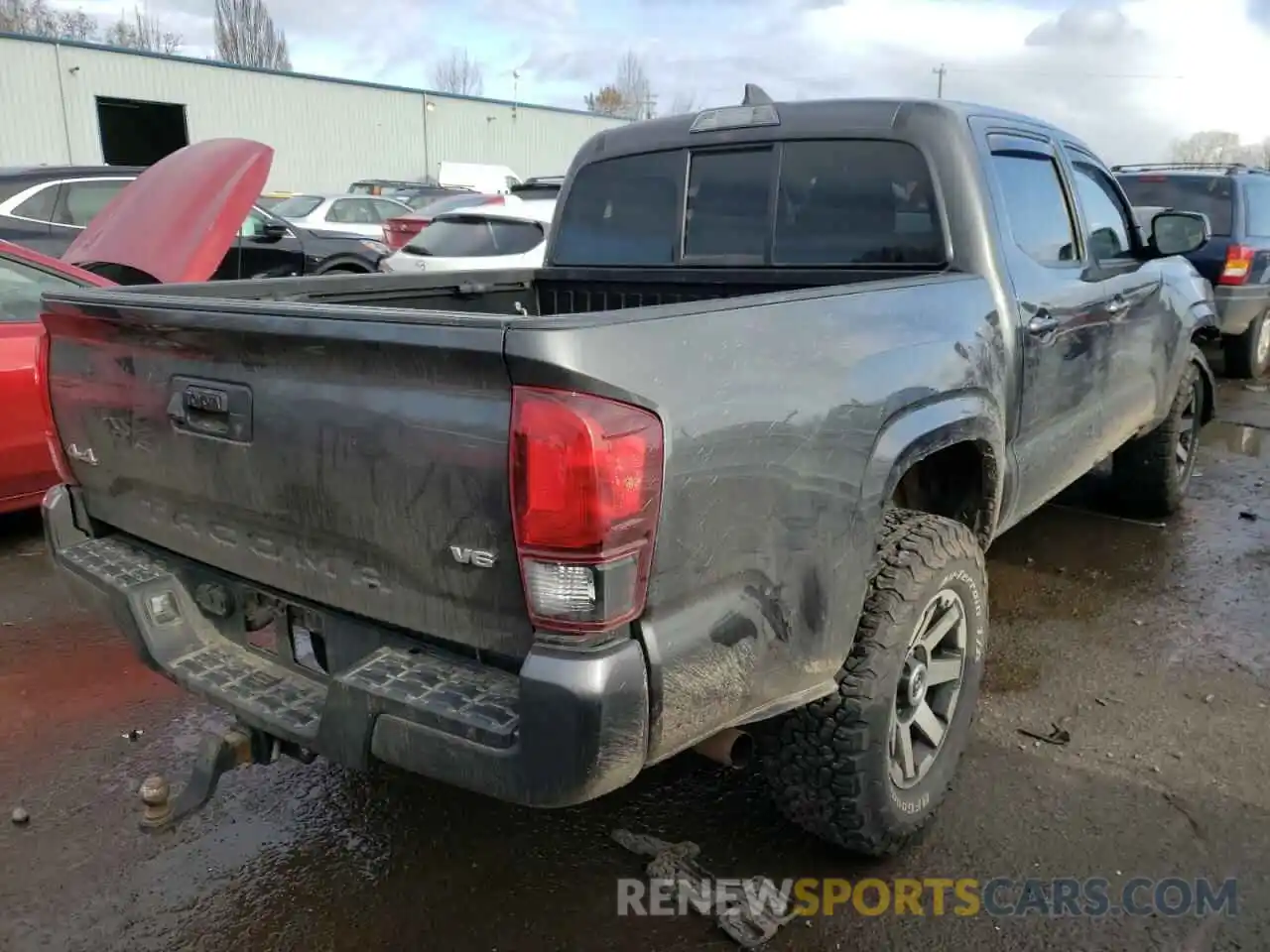 4 Photograph of a damaged car 3TMCZ5AN1KM199344 TOYOTA TACOMA 2019