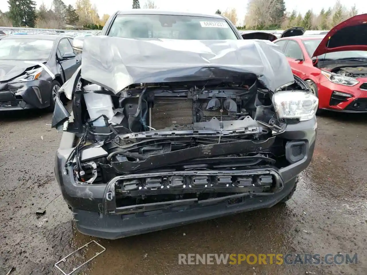 9 Photograph of a damaged car 3TMCZ5AN1KM199344 TOYOTA TACOMA 2019