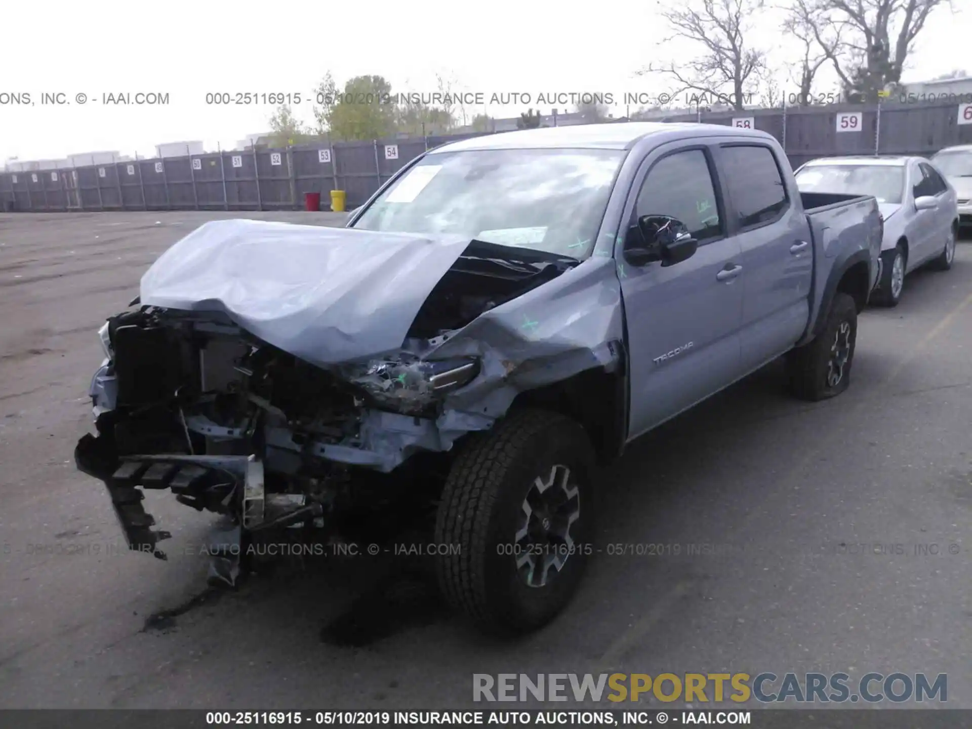 2 Photograph of a damaged car 3TMCZ5AN1KM203988 TOYOTA TACOMA 2019