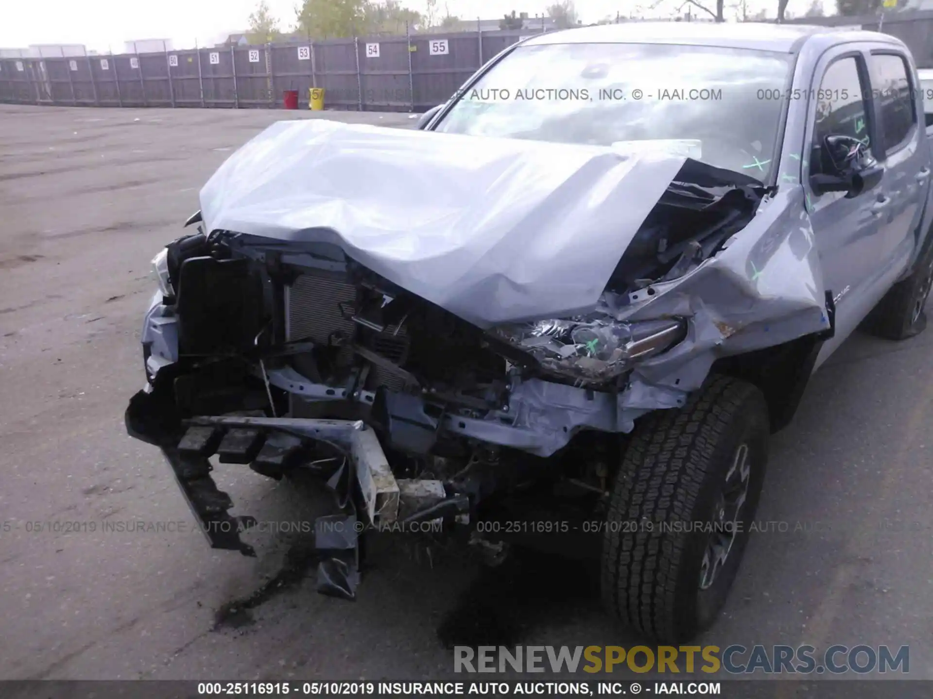 6 Photograph of a damaged car 3TMCZ5AN1KM203988 TOYOTA TACOMA 2019