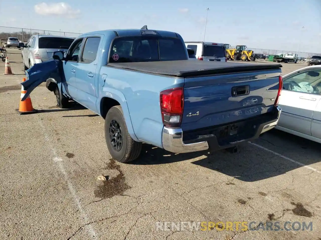 3 Photograph of a damaged car 3TMCZ5AN1KM205692 TOYOTA TACOMA 2019