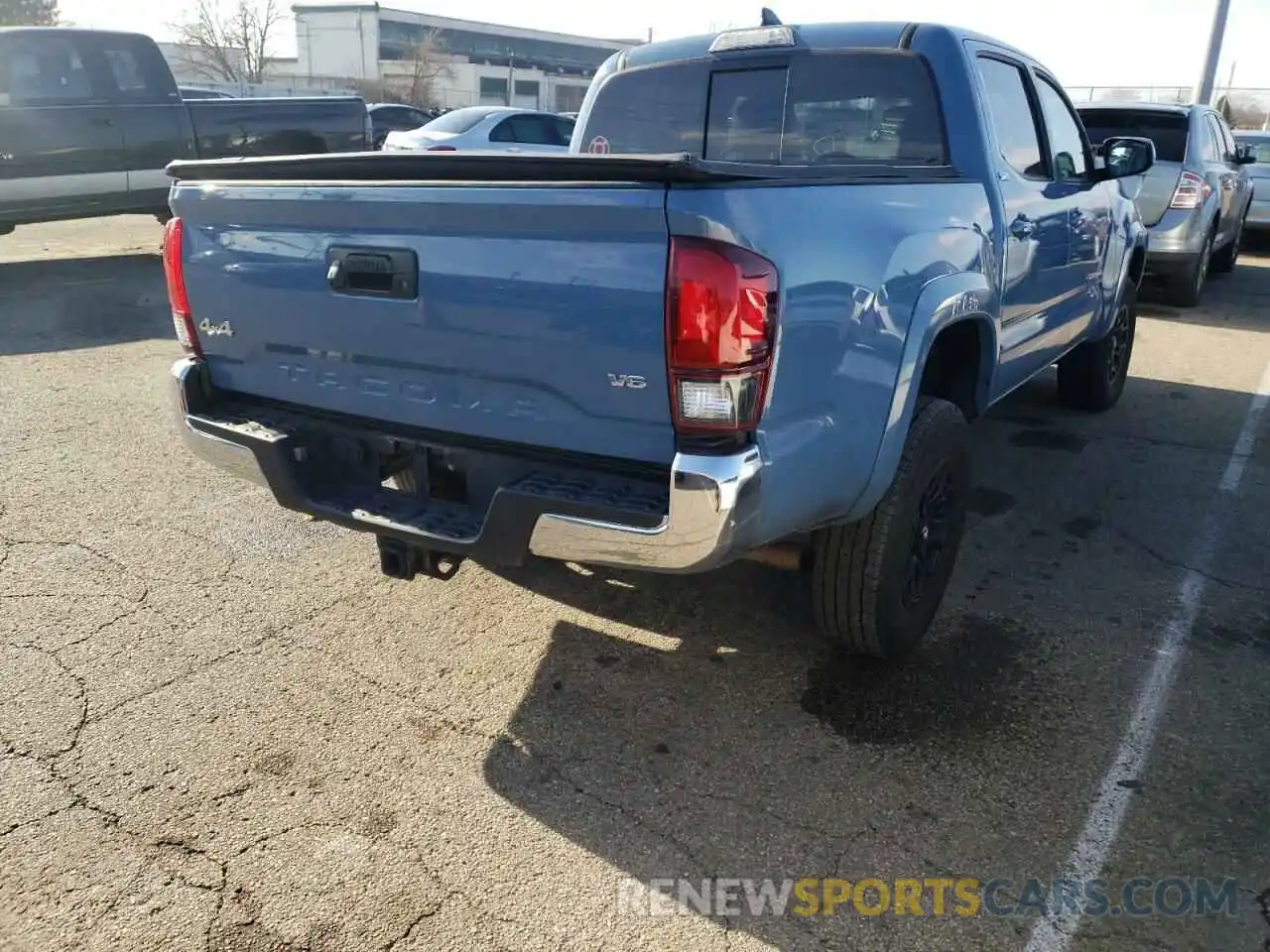 4 Photograph of a damaged car 3TMCZ5AN1KM205692 TOYOTA TACOMA 2019