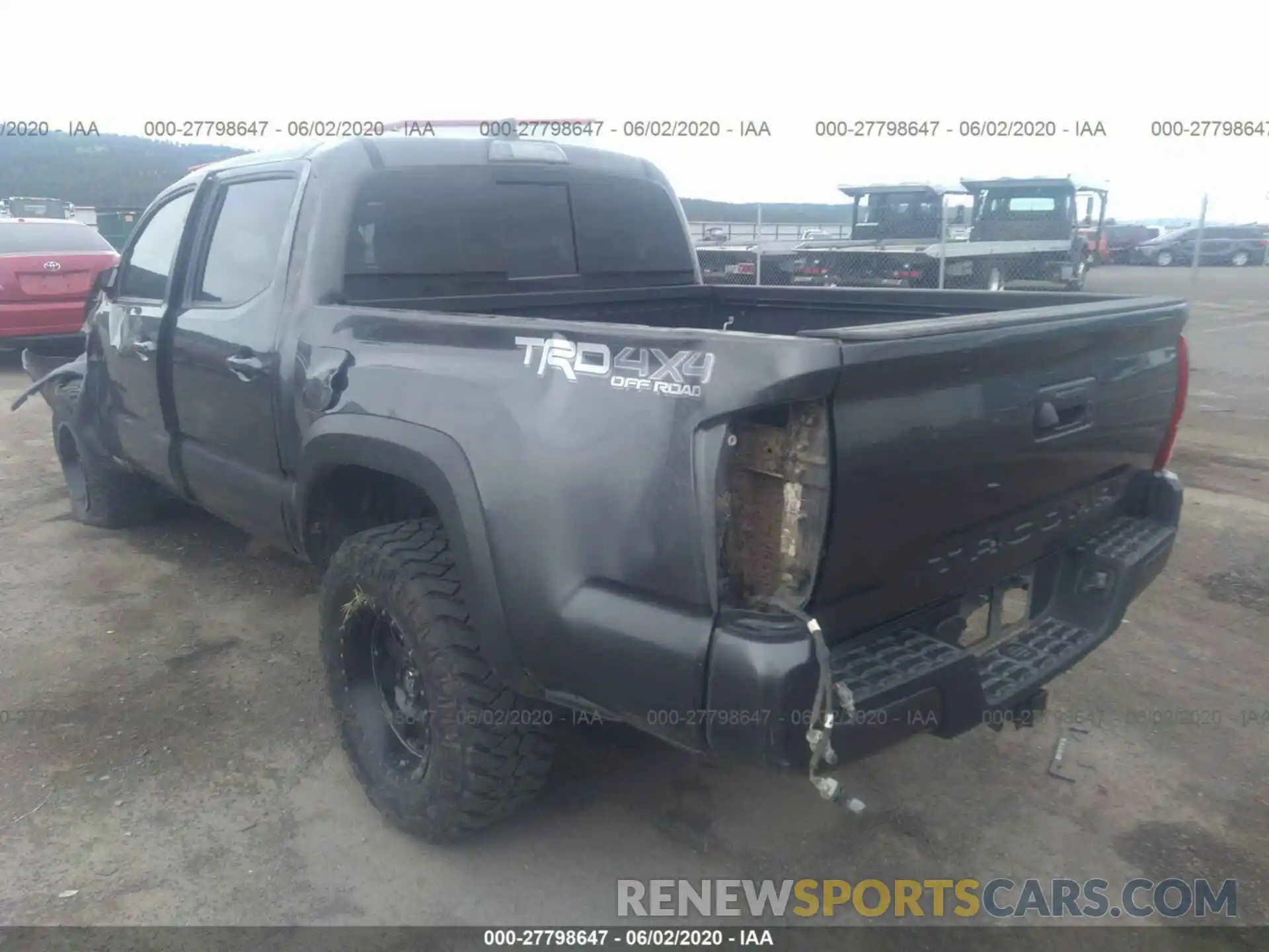 3 Photograph of a damaged car 3TMCZ5AN1KM205711 TOYOTA TACOMA 2019