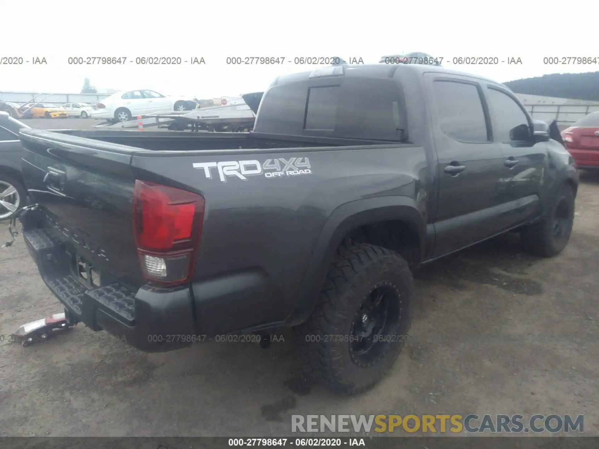 4 Photograph of a damaged car 3TMCZ5AN1KM205711 TOYOTA TACOMA 2019