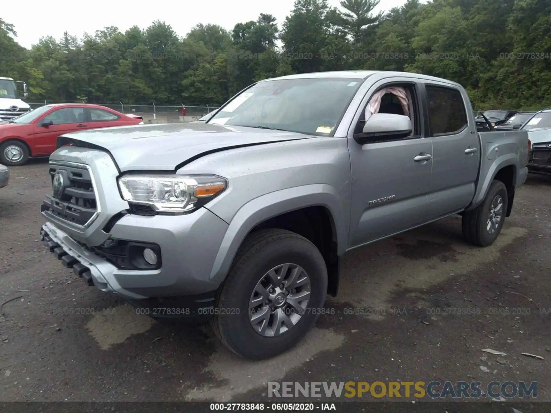 2 Photograph of a damaged car 3TMCZ5AN1KM205787 TOYOTA TACOMA 2019