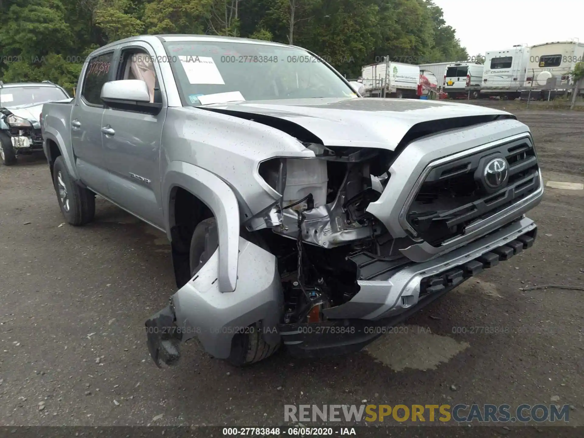 6 Photograph of a damaged car 3TMCZ5AN1KM205787 TOYOTA TACOMA 2019