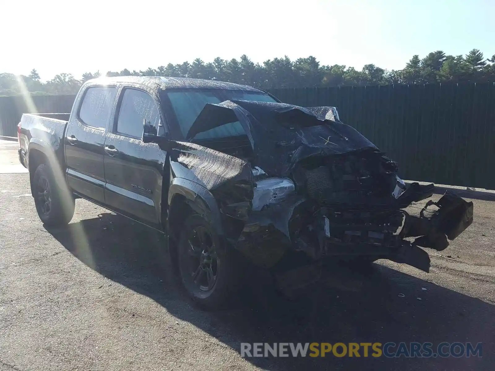 1 Photograph of a damaged car 3TMCZ5AN1KM207071 TOYOTA TACOMA 2019