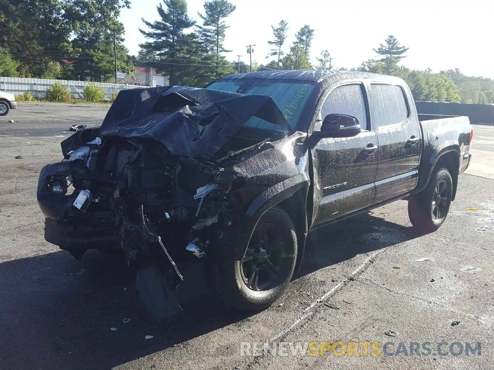 2 Photograph of a damaged car 3TMCZ5AN1KM207071 TOYOTA TACOMA 2019