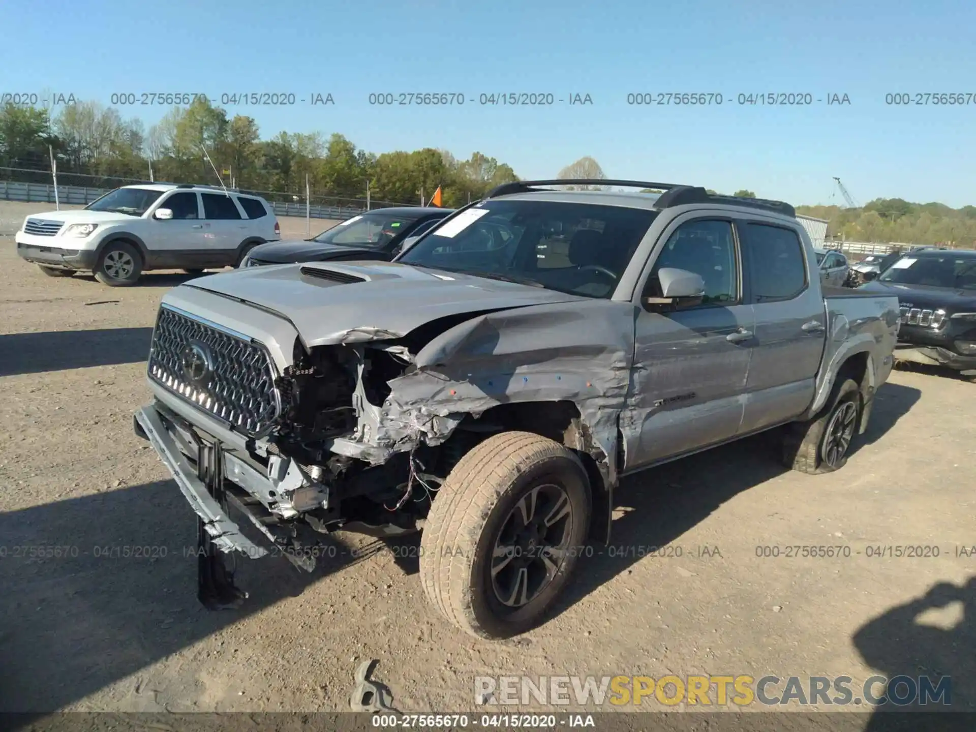 2 Photograph of a damaged car 3TMCZ5AN1KM207507 TOYOTA TACOMA 2019