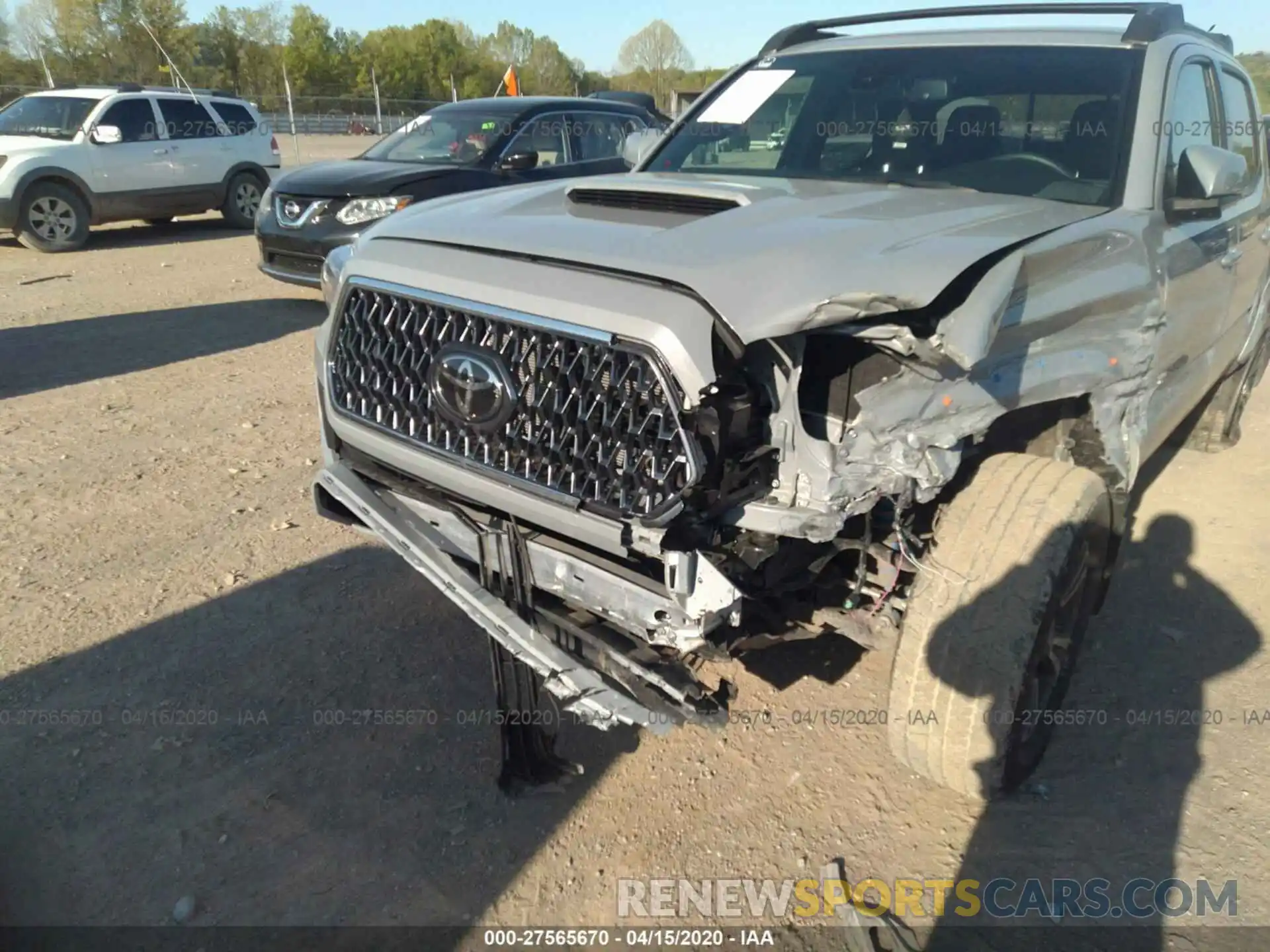 6 Photograph of a damaged car 3TMCZ5AN1KM207507 TOYOTA TACOMA 2019