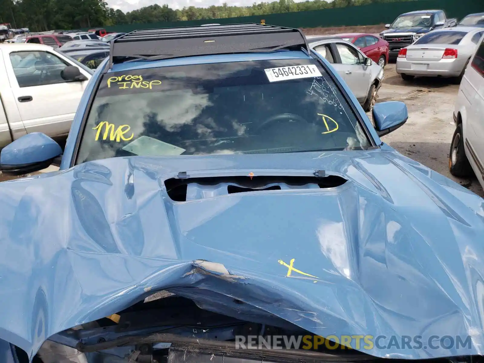 7 Photograph of a damaged car 3TMCZ5AN1KM208964 TOYOTA TACOMA 2019