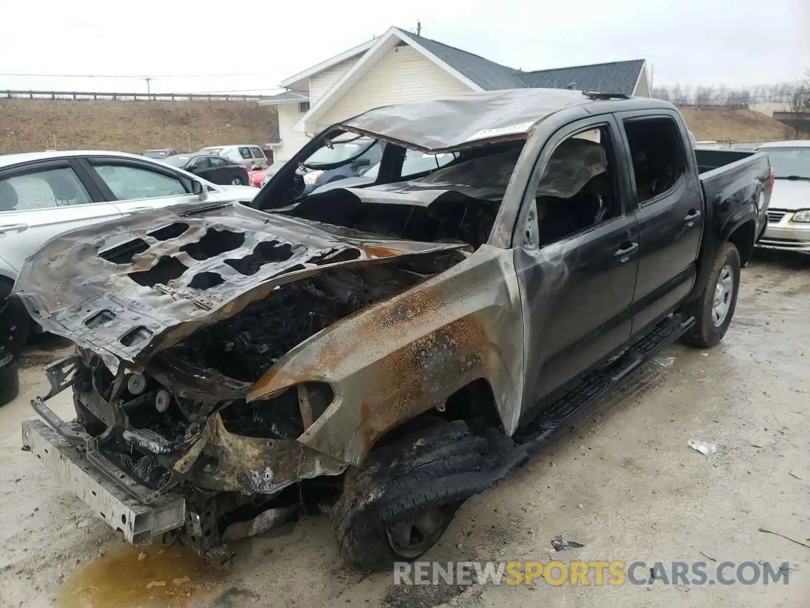 2 Photograph of a damaged car 3TMCZ5AN1KM211203 TOYOTA TACOMA 2019