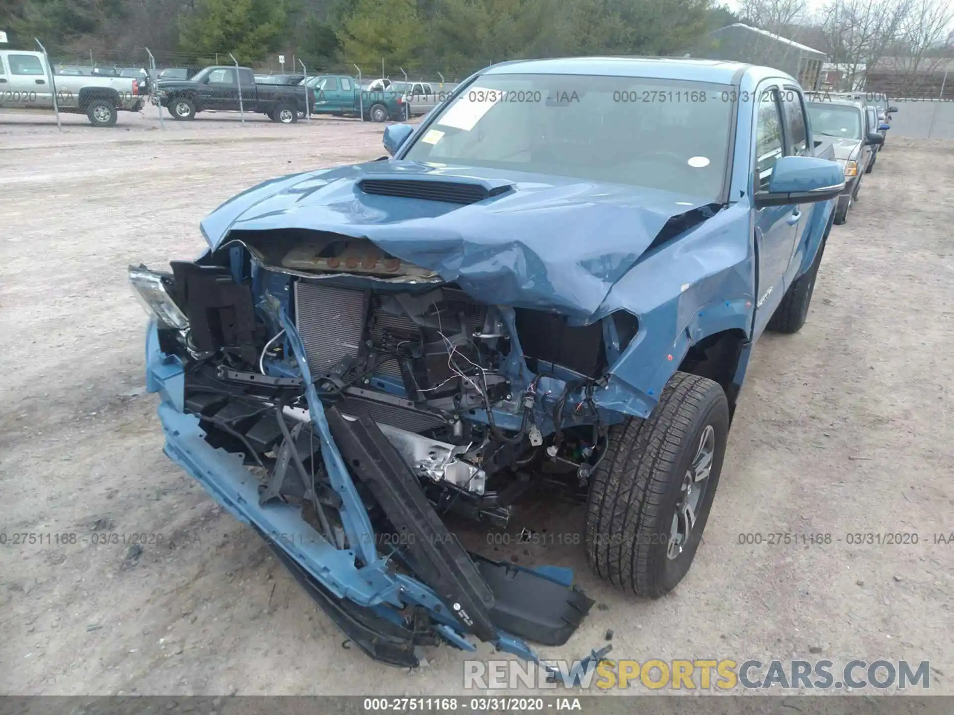 6 Photograph of a damaged car 3TMCZ5AN1KM211931 TOYOTA TACOMA 2019