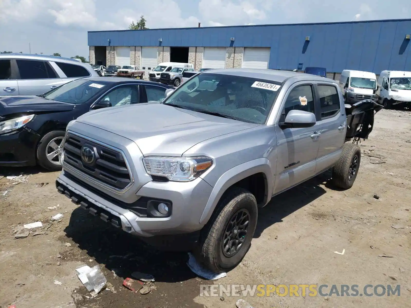 2 Photograph of a damaged car 3TMCZ5AN1KM212156 TOYOTA TACOMA 2019