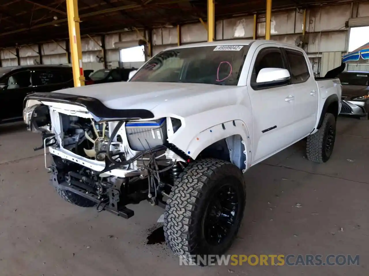 2 Photograph of a damaged car 3TMCZ5AN1KM214215 TOYOTA TACOMA 2019