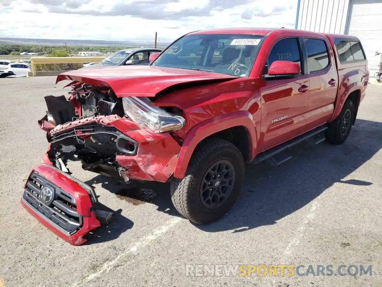 2 Фотография поврежденного автомобиля 3TMCZ5AN1KM215140 TOYOTA TACOMA 2019