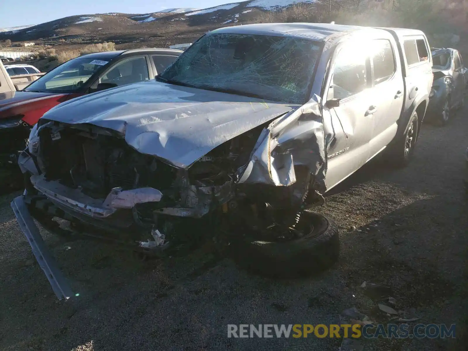 2 Photograph of a damaged car 3TMCZ5AN1KM216823 TOYOTA TACOMA 2019